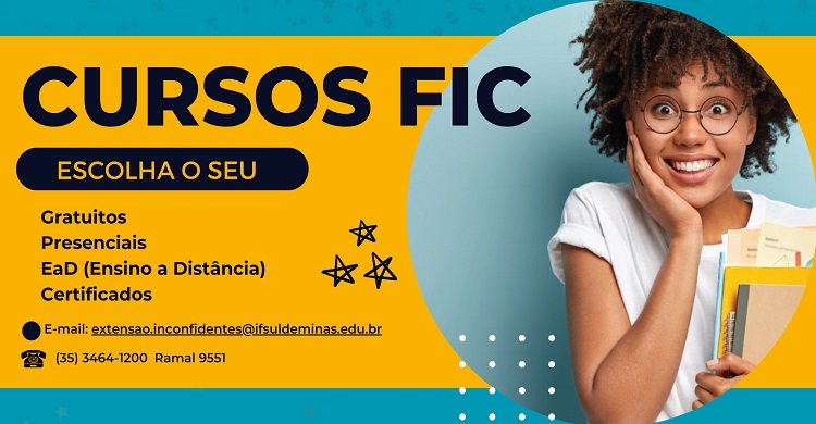 Inscreva-se em um Curso de Formação Inicial e Continuada (FIC)!