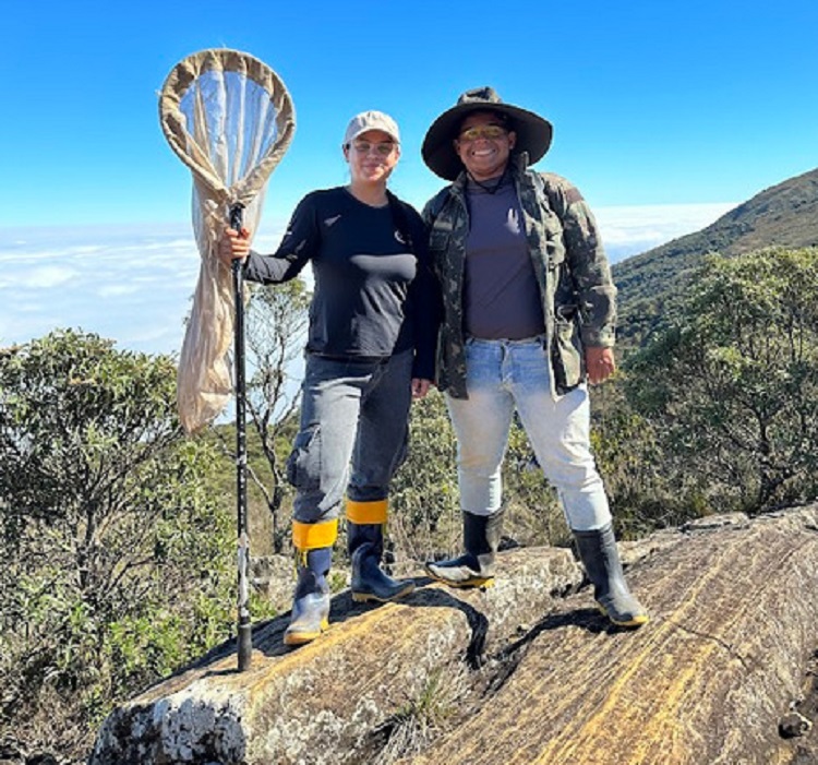Pesquisadoras do Campus Inconfidentes no Parque Nacional do Caparaó. (Foto: Divulgação)